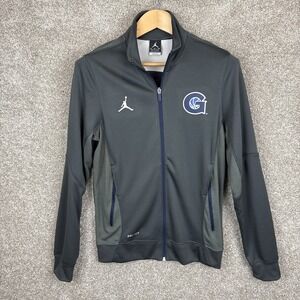 Nike Jordan Georgetown Hoyas Full Zip Dri-Fit Jacket Men's Small BACK LOGO